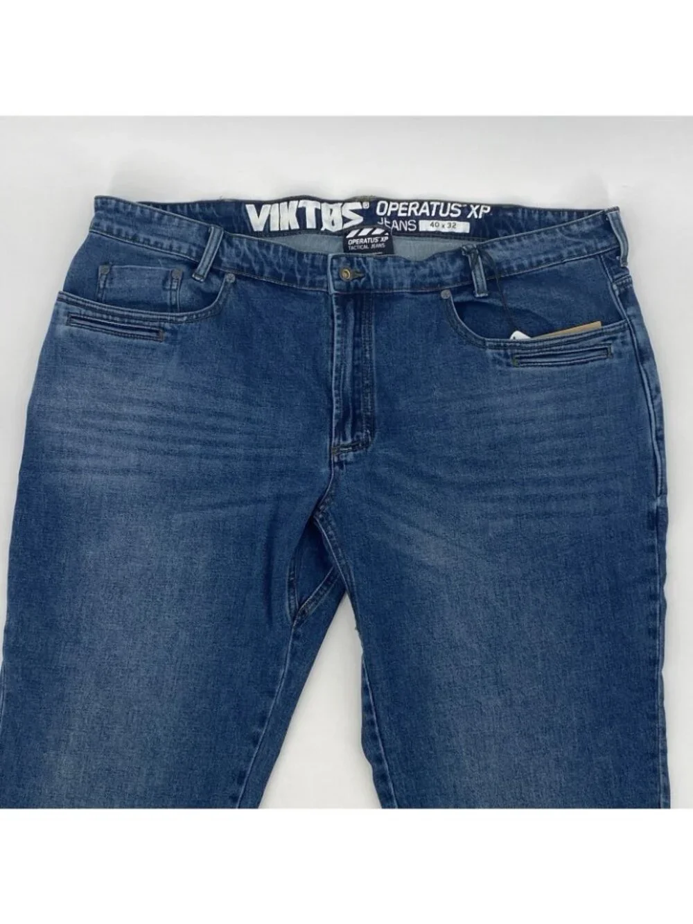 Viktos Jeans Mens 40x32 Operatus XP Tactical Blue Stretch Work Utility NEW